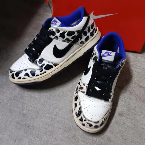 Nike Shoes Rare Vintage Nike Dunk Low Gs Dalmatian Print 85wo